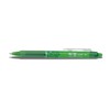 Pilot FriXion Clicker 07 Erasable Retractable Pen Light Green Ink