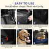 Dog Car Seat for Medium Large Dogs, 4" Elevated Dog