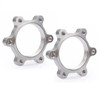 WIROJ 2 Pcs Bicycle Bike Freewheel Threaded Hubs Disk Disc