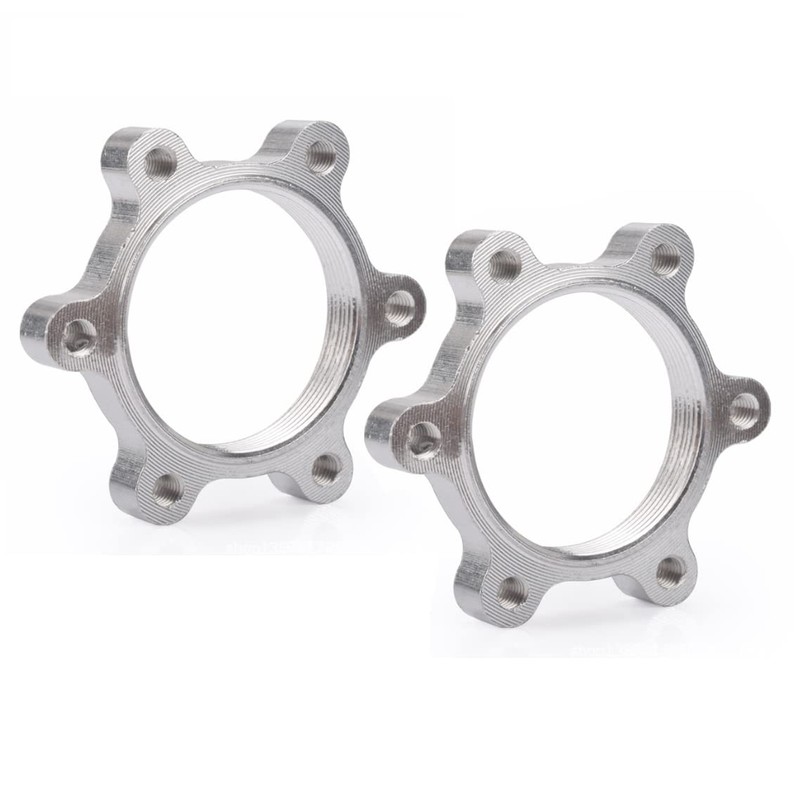 WIROJ 2 Pcs Bicycle Bike Freewheel Threaded Hubs Disk Disc
