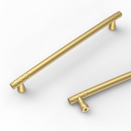 kakapola 10 Pack 7.5 Inch(192mm) Gold Kitchen Cabinet Handles, Cabinet Pulls Kitchen Cabinet Hardware for Cupboard Drawer Pulls