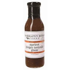Terrapin Ridge Farms Gourmet Apricot Ginger Teriyaki Glaze – One 12 Fluid Ounce Bottle