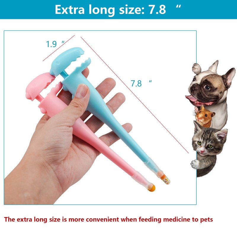 YeulYuuri Pill Feeder for Cats, Pill Feeder for Dogs, Pill