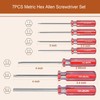 Hex Screwdriver Set Metric MM Sizes 7PCS Precision 1.5mm 2.0mm