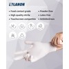 LANON Food Safe Disposable White Nitrile Gloves, Latex-Free, Powder-Free, Textured