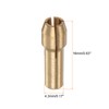 sourcing map 15pcs Brass Collet 3mm Brass Drill Chucks Mini