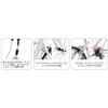 Giza SW-821 Fender Set (Dowel Fastening Type), Black (GDS03300)