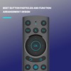 Bluetooth Voice Remote Control,USB Wireless Voice Control Sensing Backlit Air