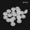 QUARKZMAN Pack of 20 Plastic Gears 24 Teeth Plastic Double