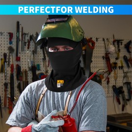 LANLFY Summer FR Balaclava, Black-2pcs, One Size