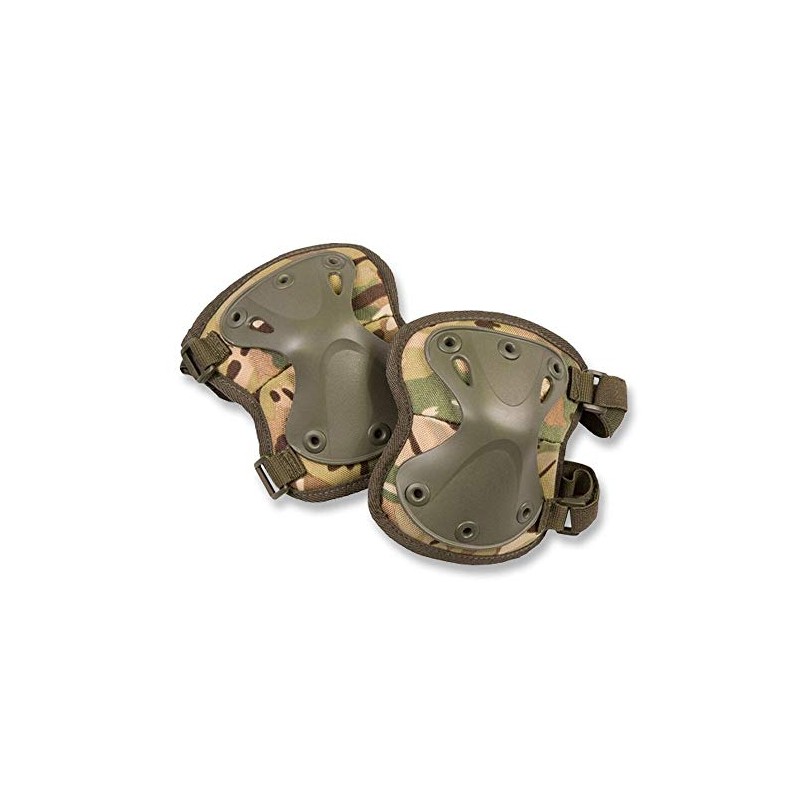 KombatUK Spec-Ops Armour Elbow Pads (BTP). Hard X-Shell. Elasticated Straps