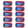 DIANN 10pcs DC 12V Relay Module 1 Channel Relay Board