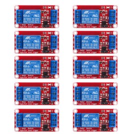 DIANN 10pcs DC 12V Relay Module 1 Channel Relay Board with Optocoupler Support High/Low Level Trigger