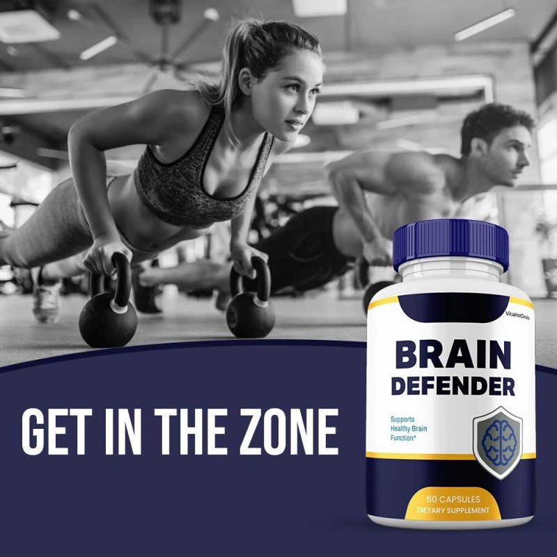 Brain Defender Capsules, Maximum Strength Pills Cognitive and Brain (3