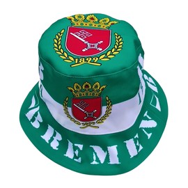 Generisch Bremen Fan Hat 1899, Sun Hat, Fishing Hat, Fishing Hat, Fan Hat, Military Hat, Red, black, white