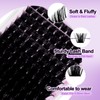 WENDY LASHES Lash Clusters, 200D D Curl DIY Eyelash Extensions