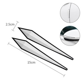 KRGNPLE 4pcs Car Door Guard Door Collision Prevention Sheet Door Protection Corner Guard Protective Corner Sticker Scratch Resistant Universal Decoration (Design: White, 4 Pcs)