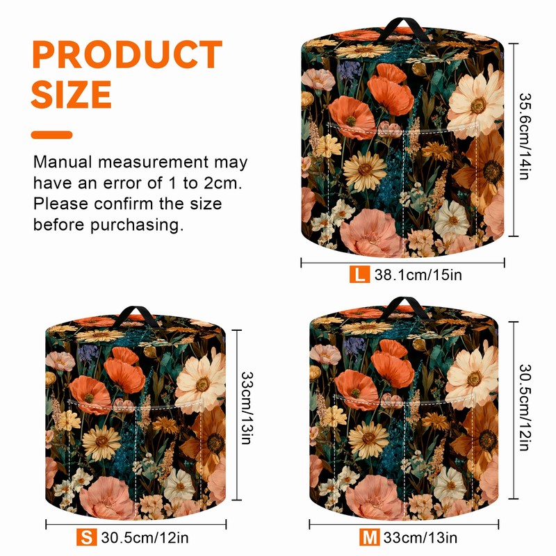Kitchen Appliance Dust Cover for 6 Quart Pressure Cooker, Air