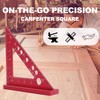 JCFANTS Small Carpenter Square, Small Square Tool with Fixed Miter