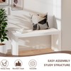 APRTAT Bamboo Dining Bench Indoor Long Entryway Shoe Rack Benchs,Outdoor