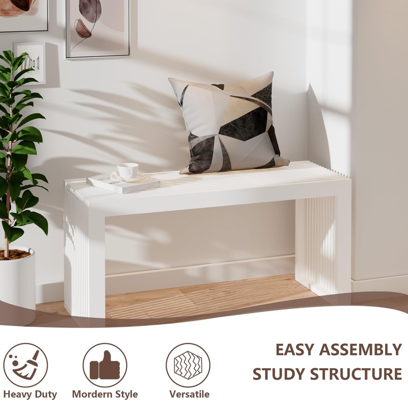 APRTAT Bamboo Dining Bench Indoor Long Entryway Shoe Rack Benchs,Outdoor