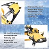 Ice Hiking Spikes, 1 Pair of Crampons with 10 Teeth,