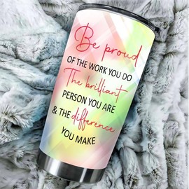 MEDROC Best Medical Assistant Ever Be Proud Of The Work You Do Tumbler Stainless Steel 20oz, Office Gifts Women Men Work Friends Coworker, Driking Coffee Cup For Birthday Christmas