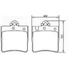 Jurid 571988J Brake Pad Set, disc brake pad set (4