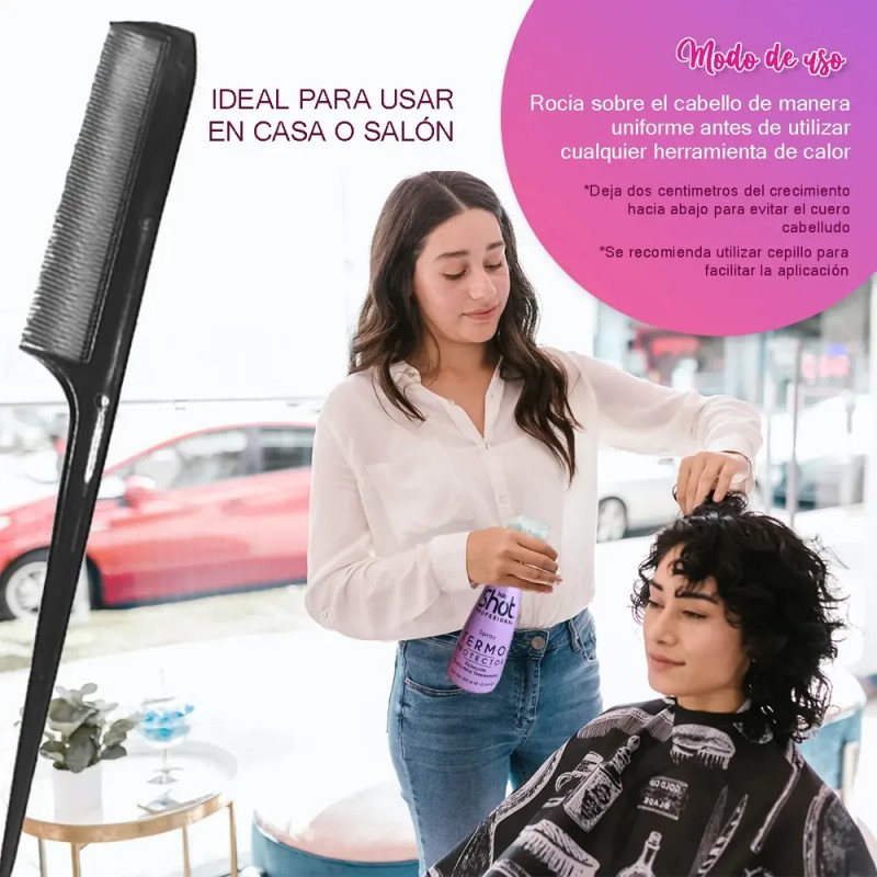 Termo Protector con Keratina Antifrizz para Planchado Express protege del