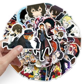 Bungo Stray Dogs, Atsushi Nakajima, Osamu Dazai, Kunikida Doppo Nakahara, Chuya Akutagawa, Sticker Collection, Sticker Set, Anime, Manga, Cute, Notebook, Children's Seal, Waterproof PVC Sticker