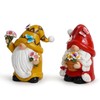 Hodao Spring Dance Gnome Set - Butterfly Gnome Figurine Holding