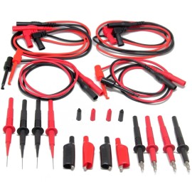 AIDETEK 2 sets Electronic Test Lead Kit for FLUKE Multimeter Tester CATII 1000V TLP20157