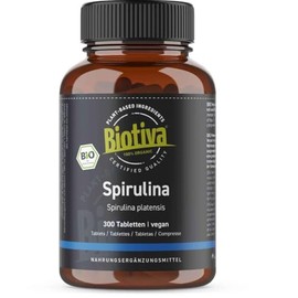 Organic Spirulina Tablets 500mg Pack of 300 I Premium quality organic Spirulina of the Arthrospira platensis variety I Packed, controlled and certified in Germany (DE-ÖKO-005)