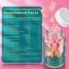Lazpowfi Biotin Gummies -Hair Skin and Nails Vitamins for Men