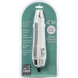 Embossing Starter Kit: Wow Heat Tool Machine, Emboss It Pens, Wow Gold, Silver, Platinum and Copper Powder Set