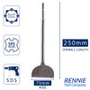 Rennie Tools SDS Plus Chisel Bit 75mm Wide x 250mm