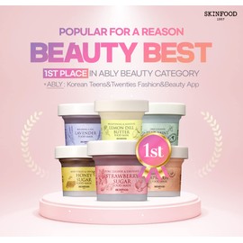 Skin Food Honey Sugar Food Mask 120 g (4.23 ounces) - Nourishing & Firm Skin Exfoliator Wash-Off Mask with Melt Sugar, Healthy and Smooth Skin, Showerproof Texture, Skin