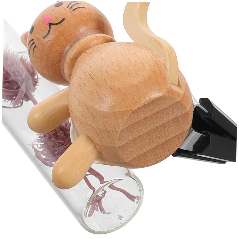 ABOOFAN Magnetic Cat Fridge Magnet Aromatherapy Car Vent Flower Vase