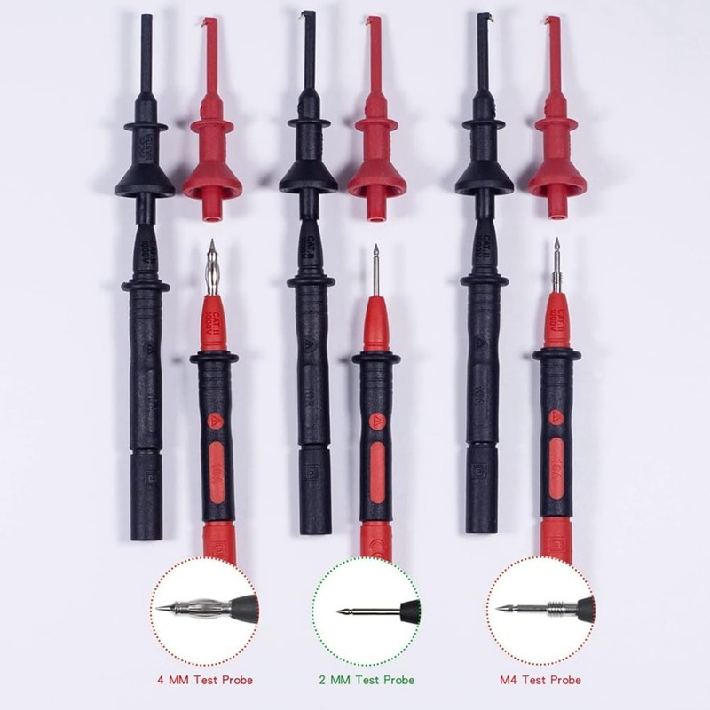 Aetherion Test Hooks Clips Universal Digital Multimeter Test Hook Straight