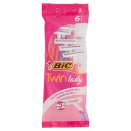 BIC Twin Lady Razor Pack of 6 Disposable Razors
