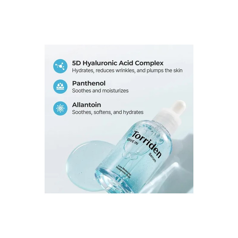 Serum Torriden Dive-in Low Molecular Hyaluronic Acid 50ml