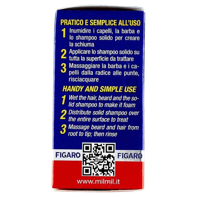 FIGARO Solid Men's Shampoo 2 in 1 - for Beard