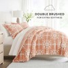 LINENS & HUTCH Bedding Bundle, Patterned Microfiber Comforter Set and