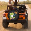 Foruidea Frog Spare Tire Cover Dust-Proof Wheel Tire Cover Fit