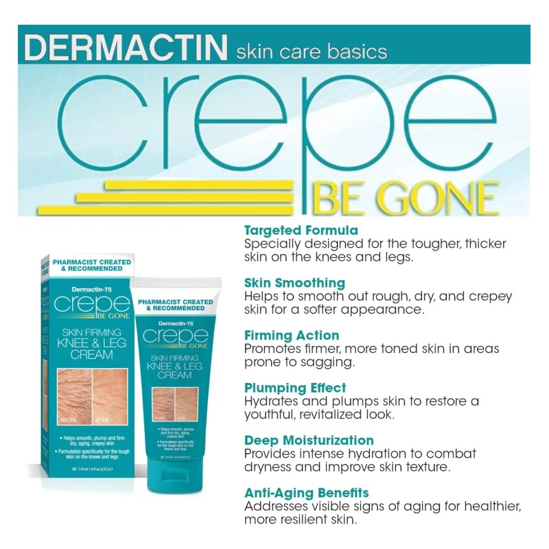 Crema Reafirmante Para Rodillas Y Piernas Crepe Be Gone Skin