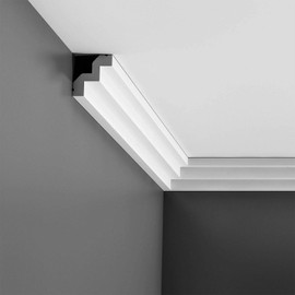 Orac Decor Face 2-7/8" x 78-3/4" Long (3 Pack) C602 Crown Moulding, White