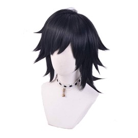 SUNXXCOS Demon Slayer Cosplay Wig, Hudie Shinobu, Halloween Party, Culture Festival, Christmas, Halloween Costume (Tomica Yoshiyagi Wig)