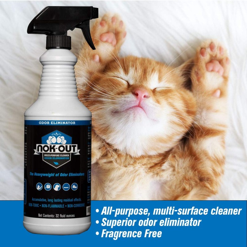 NOK OUT Odor Remover, Pet Deodorizer and Cleaning Spray, Made