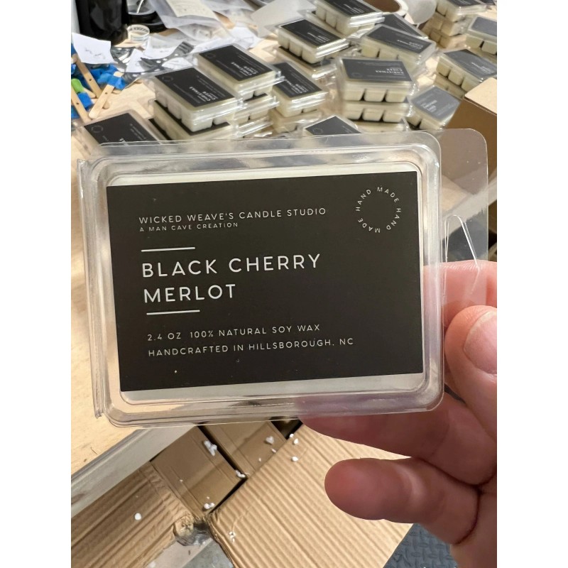 TD Black Cherry Merlot Soy Wax Candle in 3 Size