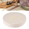 Embroidery Linen Cushion Thickened Round Straw Yoga Mat Home Balcony